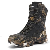Men Army Shoes Breathable Safety Unisex Tactical Boots Male Climbing Hiking Boots Camping High Quality Military Women Lace Up