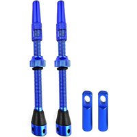 AliExpress NONE 1 Pair 40mm/44mm/60mm Tubeless Tire Valves CNC Technology Brass Core French Style Valve Abrasion Resistance Aluminum Alloy