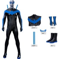 high-end Nightwing Dick Grayson Cosplay Costume Uniform Halloween Carnival Party Christmas Play Role Clothes Clothing