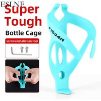 Bicycle Water Bottle Holder Durable Ultralight Bicycle Bottle Cages MTB Road Cycling Bottle Bracket Rubber Bicycle Accessories
