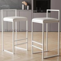 Modern Dining Bar Chairs Kitchen Luxury Make Up High Bar Chairs Reception Desk Taburete De Cocina Alto Home Furniture YY50BC