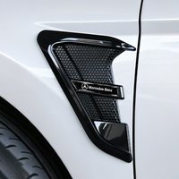 2pcs/set Car Styling Carbon Black Body Fender Side Trunk Stickers For Mercedes Benz A B R G Class W204 W251 W46 AMG Accessories