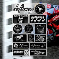D-Deftones Decal Set High Quality Printed and Cut Stickers Motorcycle Sticker