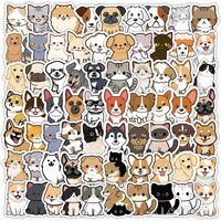 AliExpress 100PCS Cartoon Cute Hand Drawn Cats and Dogs Waterproof Graffiti Stickers for Helmet Bicycle Hand Account Pencil Case Decals