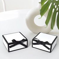 5/10 PCS Gift Box with Lid (with Ribbon) - Used for packaging gifts, suitable for weddings, birthday parties and festivals.