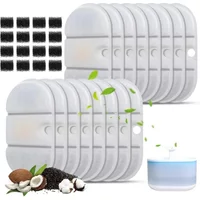 Dog Cat Water Fountain Replacement Filters Compatible with PETLIBRO PLWF002-71oz/2.1L Capsule Pet Fountain with Sponges