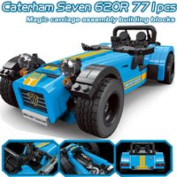 Blocs de construction rétro Caterham 620R, série High-Tech, 771 pièces, modèle de voiture Vintage, briques techniques, jouets pour garçons, cadeaux pour enfants, nouvelle collection