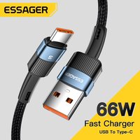 Essager 6a Typ C USB-Kabel Schnell ladung für Huawei P40 Pro P30 66W Kabel Ladegerät Datenkabel für Samsung S21 Ultra S20 Poco