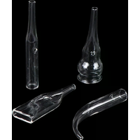 3pcs/set Blackhead Removal Glass Pipes Face Pore Cleanser Beauty Machine Vacuum Suction Facial Care Accessories Skin Care