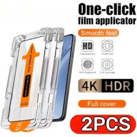 2Pcs Dust Free Protective Glass HD Protector For iPhone 17 16 15 11 12 13 14 Pro Max 17 Air X XR XS Max 12 Mini 16 6 6S 7 8 Plus