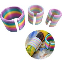 Diamond Painting Accessories Canvas Roll Holder - Space-Saving Rainbow Colors Plastic Organizer DIY Diamond Art Tools