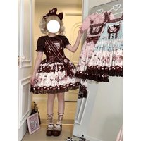 Full Payment Reservation Original Affordable Suspenders Jsk Cute Lolita Daily Thick Sleeveless Strap Tea Party Gift For Friends