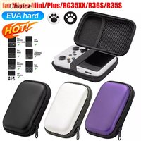 EVA Hard Carrying Case Shockproof with 2 Joystick Caps Portable Travel Case for Miyoo Mini Plus/ANBERNIC RG35XX/R36S/R35S