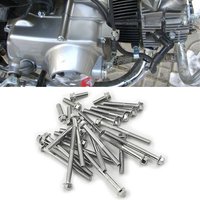 For HONDA Z50 CT70 SL70 XL70 Z50R CL70 One Set Engine Side Cover Case Screws Bolts Nuts Z50A CT70H CT SL CL 70
