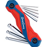 AliExpress NONE 8Pc CR-V Steel Folding Hex Key Set Ball End 1.5/2/2.5/3/4/5/6/8mm Angled Access Allen Wrench For Bicycle Repair Maintenance Tool