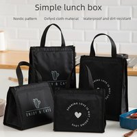 Insulated Lunch Bag Thickened Waterproof Insulation Bag Oxford Cloth Insulation Refrigerated Office Worker Student Style