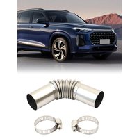 AliExpress Stainless Steel Exhaust Pipe Flexible Extension Tube Leakproof Air Parking Heater Elbow Exhaust Pipe For Truck Mower RV Bike