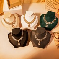 1PC, Necklace Display Frame Portrait Model Neck Pendant Jewelry Frame, Neck Model Display Frame Jewelry Necklace Photo Props