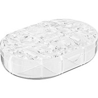Portable 4/6 Grid Medicine Box Water Ripple Mini Sealed Plastic Travel Carrying Medicine Packaging Organizer for Travel
