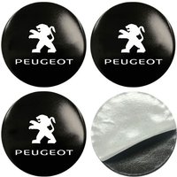 Car Wheel Hub Cover Cap Sticker Rim Decal Tire Center Emblem for Peugeot Logo 108 406 407 408 206 207 208 306 307 Car Accessorie