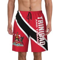 AliExpress Sugiuchi Men's Trinidad And Tobago Flag Beach Pants Board Shorts Surfing Boys Soccer Cycling Swimwear Running Polyester