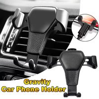 Universal Gravity Auto Phone Holder Car Air Vent Clip Mount Mobile Phone Holder CellPhone Stand Support for Cellphone for IPhone