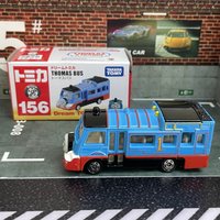 Takara Tomy Dream Tomica No.156 Thomas Bus Casting Static Alloy Car Vehicle Diecast Metal Mode Collection Display Boy Toy Gift