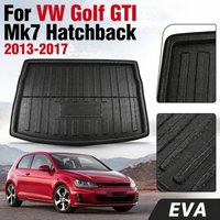 For VW Golf GTI Mk7 Hatchback 2013-2017 Trunk Mat Car Rear Trunk Mat Boot Luggage Tray Floor Liner Pad Mat Cargo Carpet Mud Car