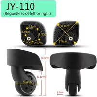 For Samsonite U72 Trolley Case Luggage Accessories Universal Wheels Jy-105 Jy-106 Jy-109 Jy-110 Replacement And Repair