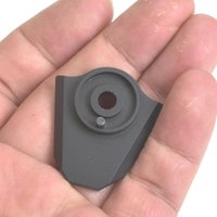 CNC Process Aluminium CNC PVS31A BNVS Dovetail Shoe Adapter Night Vision Device Swallowtail Triangle Card Shoot