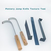 Pottery repair tool ceramic jump knife texture tool traditional repair knife creative clay texture making ceramic modeling tool