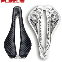 AliExpress plselis PLSELIS Seat Cushion 3D Printed Titanium Alloy Road Bike Seat Cushion Breathable Shock Absorption Comfortable Soft and Hard Part