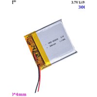 403030 polymer lithium battery For smart speaker bluetooth headphones dashcam lithium battery 3.7V 300mAh