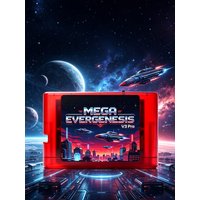 Mega EverDrive V3 Pro 3000 in 1 Flash Cartridge for Sega Genesis / Mega Drive, Retro 16Bit Game Card with Free 4GB TF Card