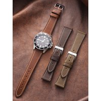 Genuine Leather Watch Band 18mm 20mm 22mm Vintage Cowhide Strap for Omega Quick Release Bracelet for Seiko Universal Wristband
