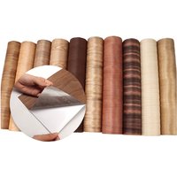 Self-adhesive Veneer, Natural Wood, E.V. Sticker, White Black Walnut Oak Ash Teak Birch Cherry Santos Rosewood C/C Q/C