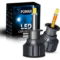 Copper Pillar 6 Sides 360 LED Headlight Bulbs H1 H7 H8 H11 9005 HB3 9006 HB4 9012 HIR2 6000K Super White For Car Headlight Light