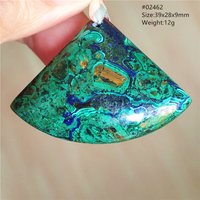 Natural Blue Azulite Malachite Lapis Lazuli Pendant Women Men Beads Water Drop Crystal Healing Necklace AAAAA