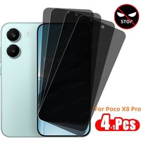 Privacy Screen Protector For Poco X8 Pro Tempered Glass Poco X8 Pro Anti-spy Protective Phone Anti Peeping Film For Poco X8 Pro