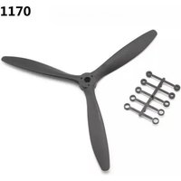 8060 8inch 9060 9inch 1060 10inch 1170 11inch High Efficiency Balance 3-Blade Electric Propeller for RC Airplane Fixed-Wing