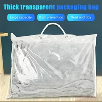 Transparent PVC bag Portable bedding blanket packaging pillow core storage bag