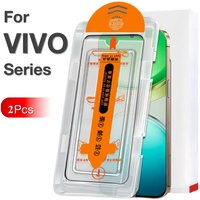 2Pcs Screen Protector Film For VIVO Y19 Y19S Y29 Y29S Y39 Y300 GT Y04 Tempered Glass Dust-Free Accessories Easy Installation