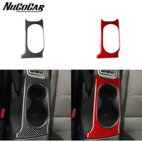For Toyota Celica 2000-2005 Carbon Fiber Center Console Water Cup Panel Trim Cover Car Interior Accessories Decorative Stickers