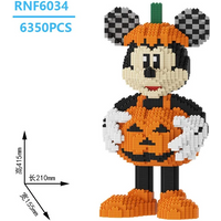 Mickey Minnie Mouse Building Blocks Small Particles Creative DIY Holiday Gift Toy