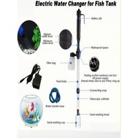 AliExpress NONE 220V Powerful Suction Aquarium Electric Syphon Operated Fish Tank Sand Washer Vacuum Gravel Water Changer Siphon
