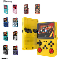 R36S ARKOS Retro Handheld Video Game Console genuine 3.5 Inch IPS Multiple colors are available Screen Portable Player 64GB Game