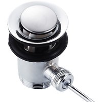 Pop Up Drain Lever Bathroom Sink Plug Drainer Stopper Wash Basin Faucet Accessory Washbasin Pipe Push Pull Rod Lever Pop Up Plug