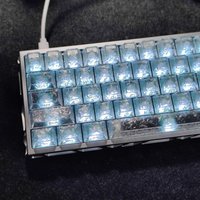 130 Keys Carbon Fiber Texture Fog White Transparent PC Keycaps Double Shot Cherry Profile Keycap for Gateron Mechanical Keyboard