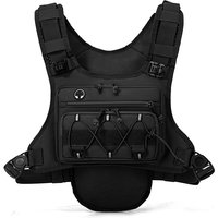 AliExpress NONE Tactical Bag Front Chest Rig Vest Backpack for Camping Hunting Bag Men Running Cycling Reflective Travel Hydration Fanny Pack