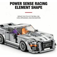 MOC GT500 Sports Car Technic Classic Building Blocks Children's DIY Toy Assembly Model Birthday Gift for Boys Decoration